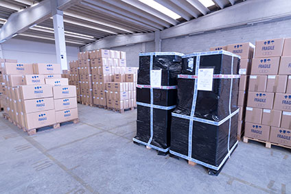 2000 Network - Pallets ready for shipping