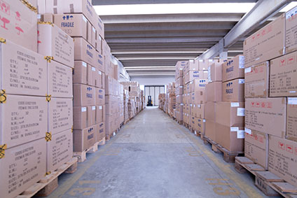 2000 Network - Location and arrangement of goods pallets