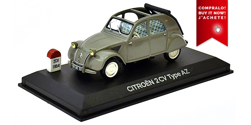 Daddy's car collection scale model - Citroen 2CV